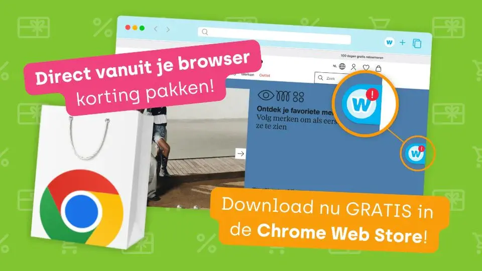 Nooit meer online korting mislopen met de Wissel.nl Chrome Extensie!