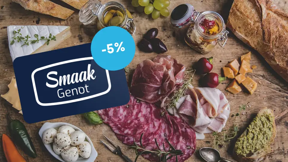 Lekker eten en drinken, maar toch besparen: koop een SmaakGenot cadeaubon met korting