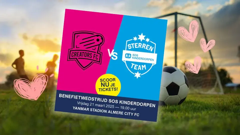 Wissel.nl steunt SOS Kinderdorpen tijdens benefietwedstrijd!