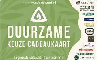 Duurzame Keuze Cadeaukaart