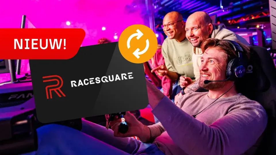 Racesquare en Wissel.nl starten samenwerking: ruil je cadeaubonnen in voor een race-ervaring