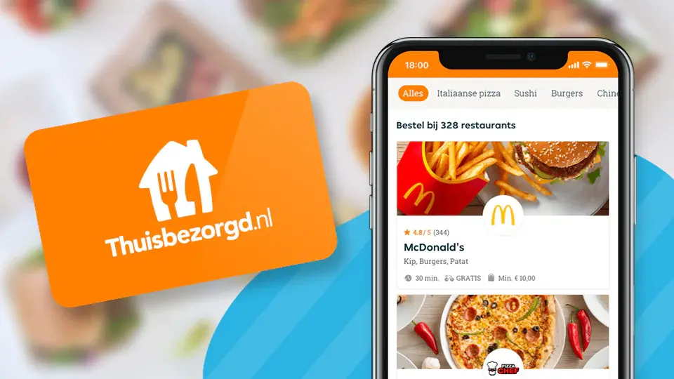 Nieuw bij Wissel: tover je ongebruikte cadeaubon om in een maaltijd van Thuisbezorgd!