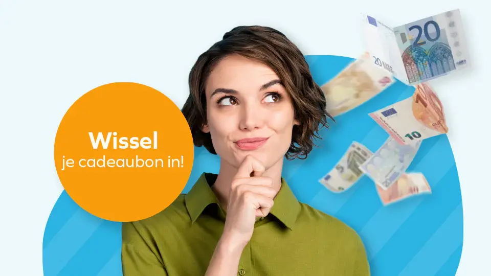 Waar kan ik mijn cadeaubon inwisselen voor geld?